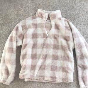 colsie target fleece pullover size L